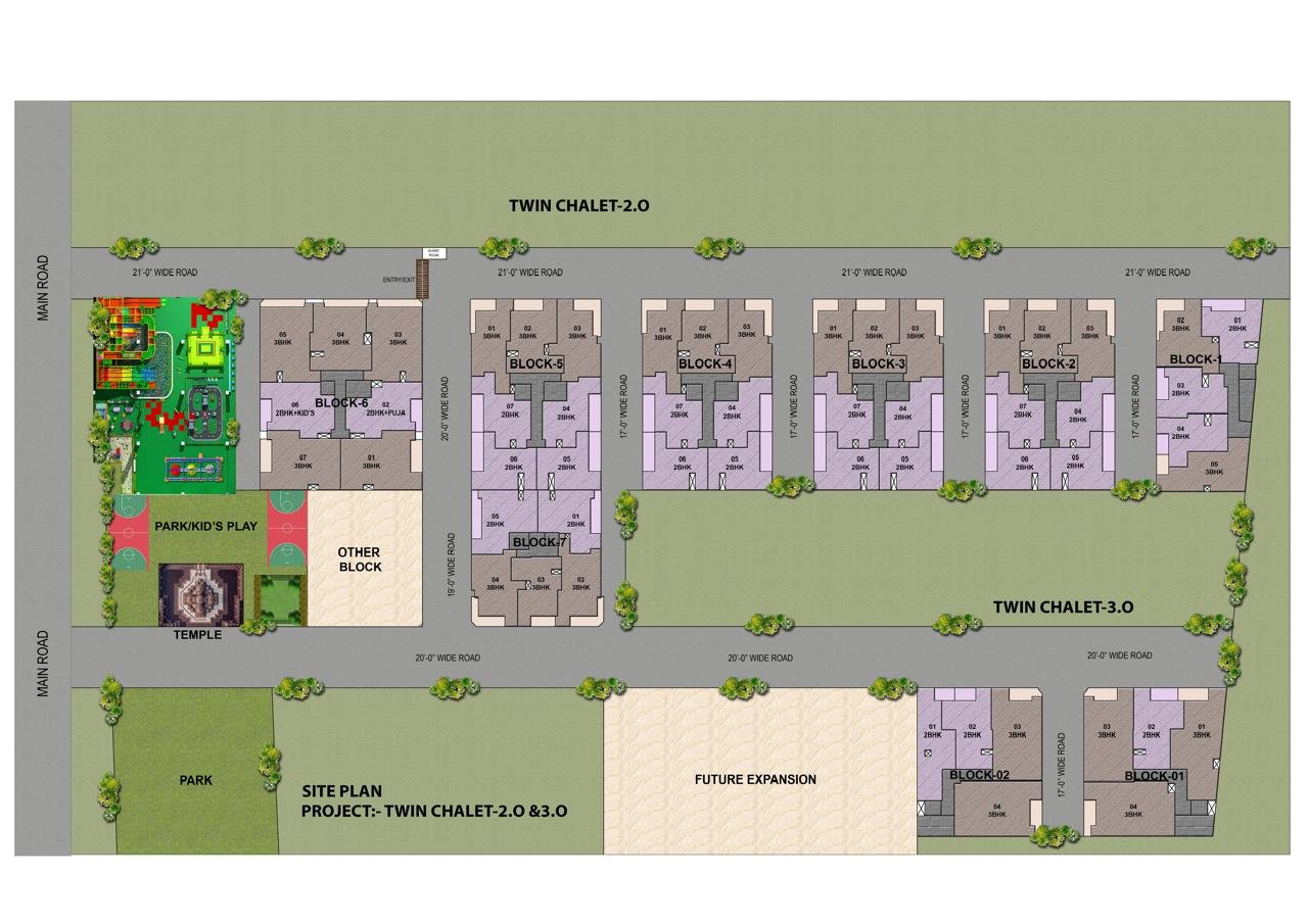 Twin chalet Phase 3 site plan